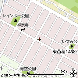 北海道札幌市東区東苗穂１４条周辺の地図