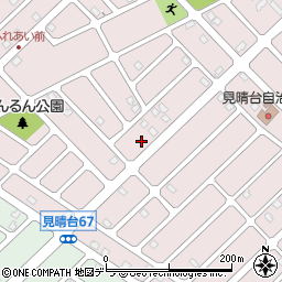 北海道江別市見晴台57-19周辺の地図