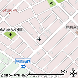 北海道江別市見晴台57-23周辺の地図