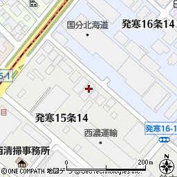 株式会社アサノ　札幌営業所周辺の地図