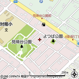 北海道江別市見晴台19周辺の地図