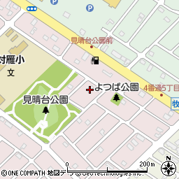 北海道江別市見晴台19-2周辺の地図