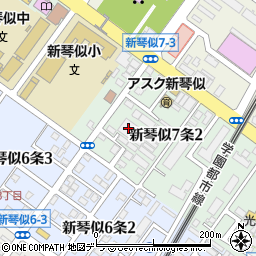 北海道労働金庫事務センター周辺の地図