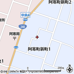 〒085-0218 北海道釧路市阿寒町新町の地図