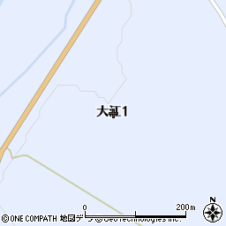 北海道余市郡仁木町大江1丁目周辺の地図