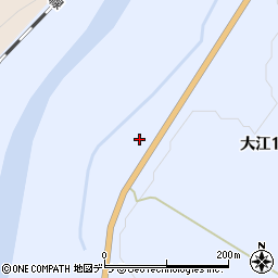 北海道余市郡仁木町大江1丁目133周辺の地図