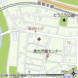 北海道江別市東光町25周辺の地図