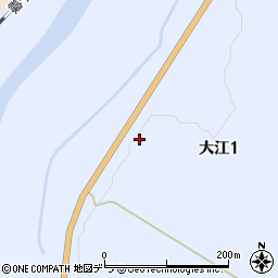 北海道余市郡仁木町大江1丁目192周辺の地図