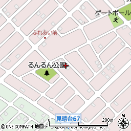 北海道江別市見晴台75-28周辺の地図