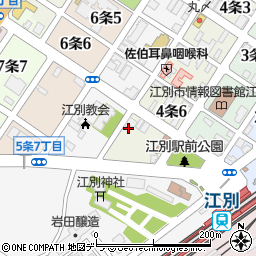 江別医師会周辺の地図