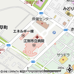 江別市立病院訪問看護ステーションいたわり周辺の地図