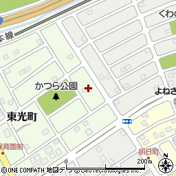 北海道江別市東光町103周辺の地図