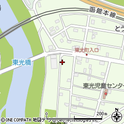 北海道江別市東光町14周辺の地図