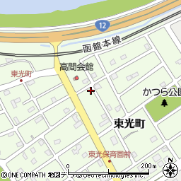 北海道江別市東光町108-8周辺の地図