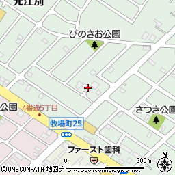 北海道江別市元江別743周辺の地図