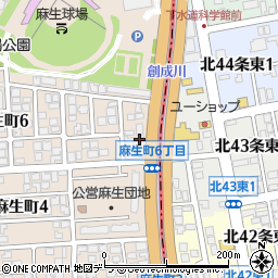大槻理化学株式会社　札幌営業部周辺の地図