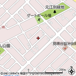 北海道江別市見晴台78-4周辺の地図