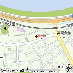 北海道江別市東光町12周辺の地図
