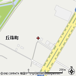 北海道札幌市東区丘珠町552周辺の地図