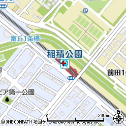 北海道札幌市手稲区周辺の地図