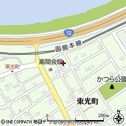 北海道江別市東光町114周辺の地図