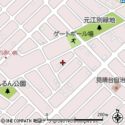 北海道江別市見晴台79周辺の地図
