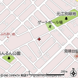 北海道江別市見晴台79-8周辺の地図