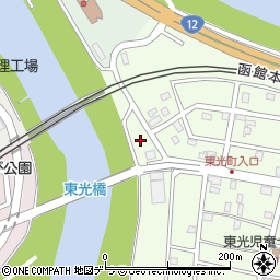 北海道江別市東光町48周辺の地図