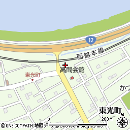 北海道江別市東光町2036周辺の地図