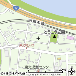北海道江別市東光町6周辺の地図