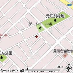 北海道江別市見晴台79-11周辺の地図
