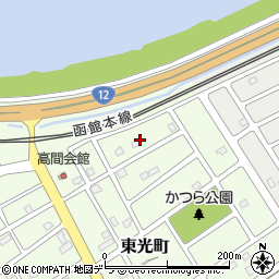 北海道江別市東光町113周辺の地図