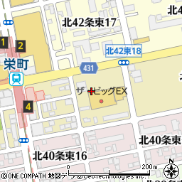 北海道札幌市東区北４１条東17丁目周辺の地図