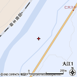 北海道余市郡仁木町大江1丁目127周辺の地図