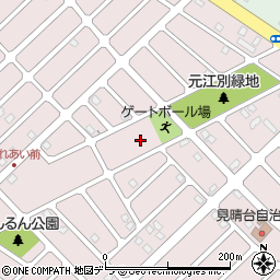 北海道江別市見晴台8周辺の地図