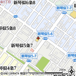 セブンイレブン札幌新琴似５条店周辺の地図