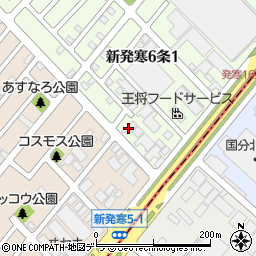 ヤマト運輸札幌新発寒宅急便センター周辺の地図
