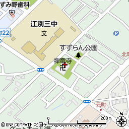 禅竜寺周辺の地図
