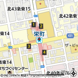 栄町駅 北海道札幌市東区 駅 路線図から地図を検索 マピオン