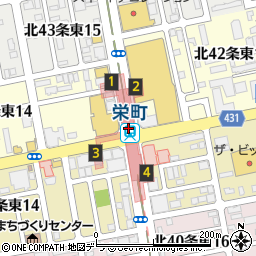 栄町駅周辺の地図