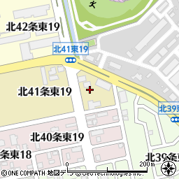北海道札幌市東区北４１条東20丁目周辺の地図