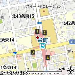 つぼ八 栄町店周辺の地図