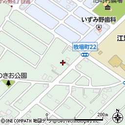 北海道江別市元江別736-17周辺の地図