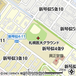 北海道札幌市北区新琴似４条周辺の地図