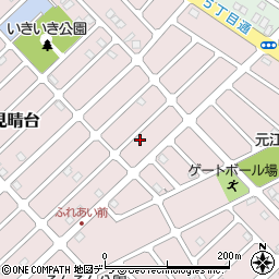 北海道江別市見晴台95-13周辺の地図