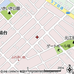 北海道江別市見晴台95周辺の地図