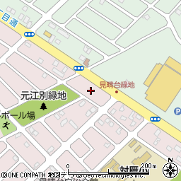 北海道江別市見晴台10周辺の地図