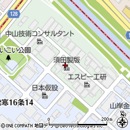 株式会社須田製版　発寒工場周辺の地図