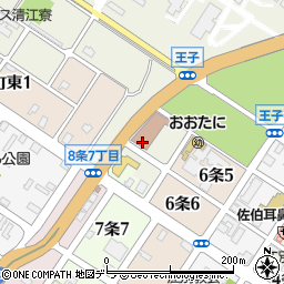 北海道江別市王子16周辺の地図