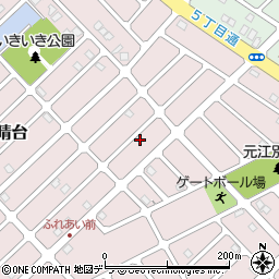 北海道江別市見晴台95-15周辺の地図